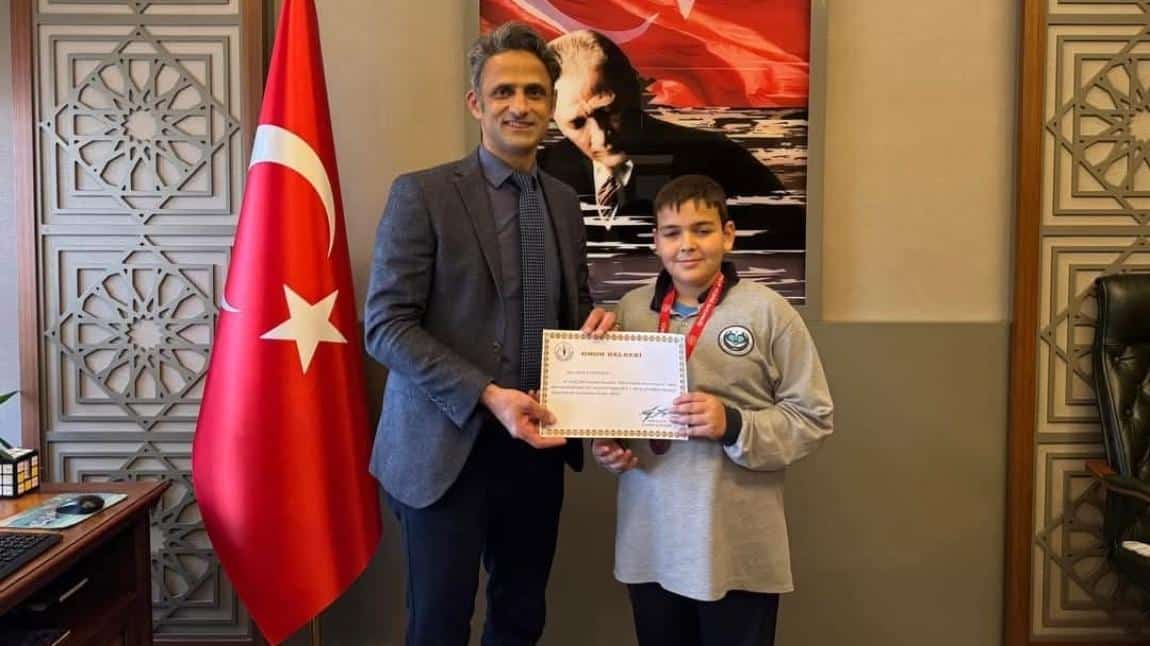 7-A Sınıfı Öğrencimiz Yusuf USTAOĞLU Güreş Müsabakalarında 3.Oldu